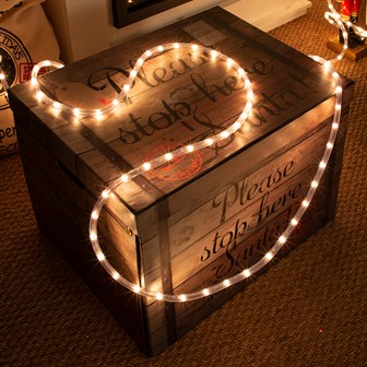 10M LED White Rope Light