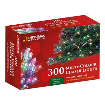 300 LED  Multi Coloured Chaser Lights