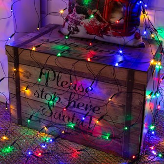 180 LED Net Chaser Lights - Multi Coloured
