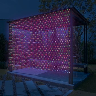 180 LED Net Chaser Lights - Multi Coloured