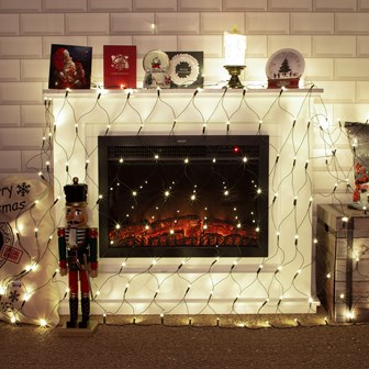 108 LED Net Static Light - White