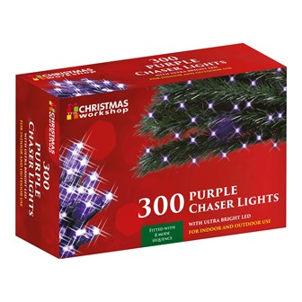 300 LED Purple Chaser Lights