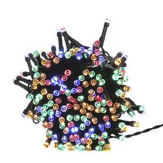 400 LED Battery Operated Timer Light-Multi Colour