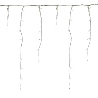 360 LED Icicle Chaser Lights - Blue & White