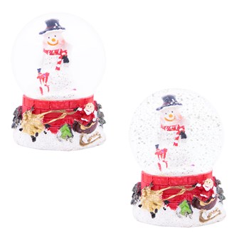 Christmas Snowglobe -2 Assorted Designs