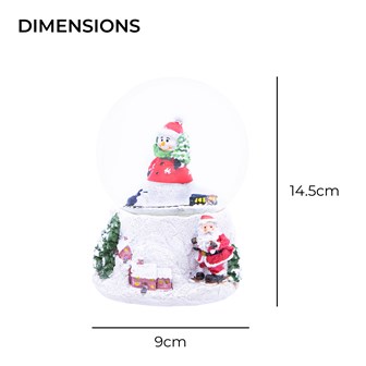 Wind up Musical Snowman Snowglobe