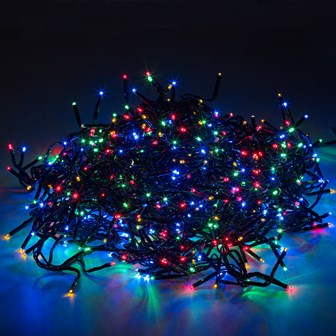 1000 LED Multi-Coloured Chaser Lights