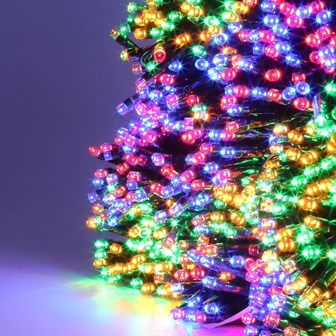 1000 LED Multi-Coloured Chaser Lights