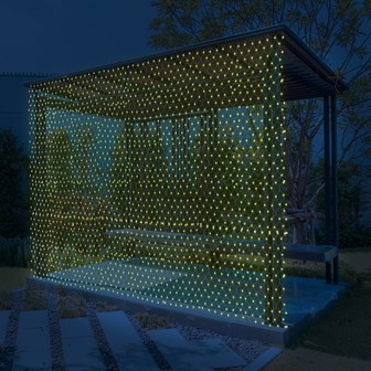 180 LED Net Chaser Light - Warm White