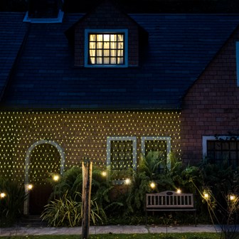 180 LED Net Chaser Light - Warm White