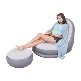 Deluxe Lounger with Foot Stool