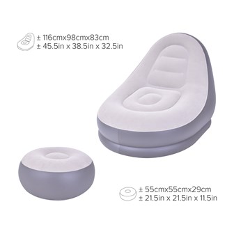 Deluxe Lounger with Foot Stool
