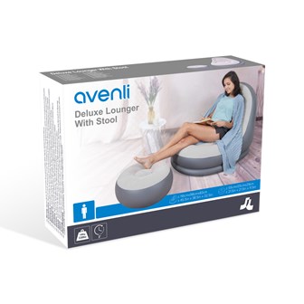 Deluxe Lounger with Foot Stool