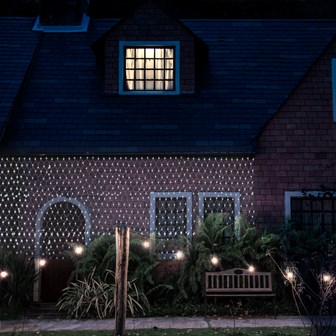 360 LED Net Chaser Light - White