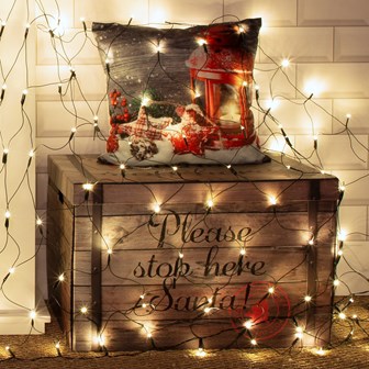 360 LED Net Chaser Light - White