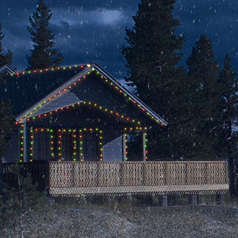 360 LED Net Chaser Light - White