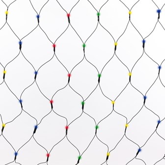 360 LED Net Chaser Lights- Multi Coloured