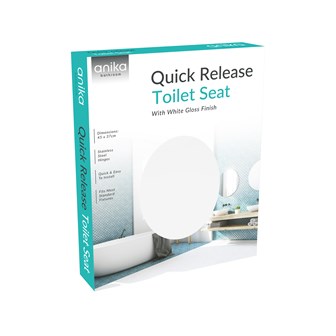 Quick Release & Soft Close Toilet Seat