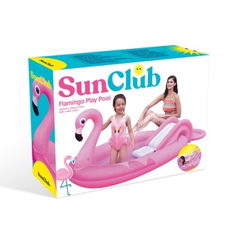 Sun Club 2M Flamingo Play Pool with Water Spray