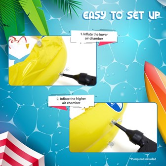 Sun Club Sea Animal 2 Ring Pool - Yellow