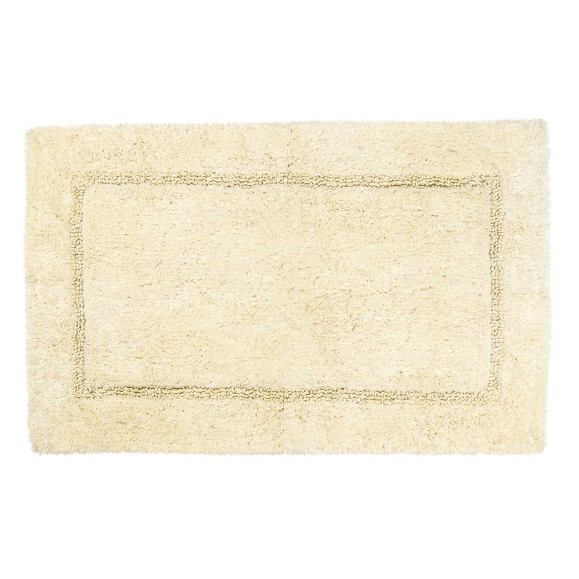 2 Piece Bath Mat Set Cream