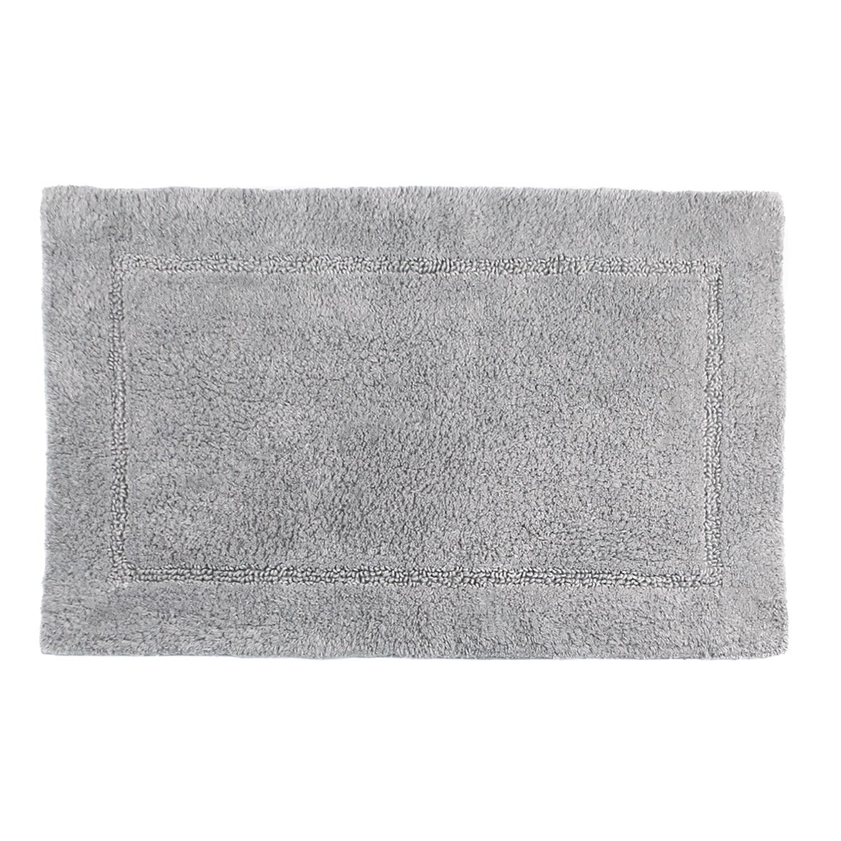 2 Piece Bath Mat Set Grey