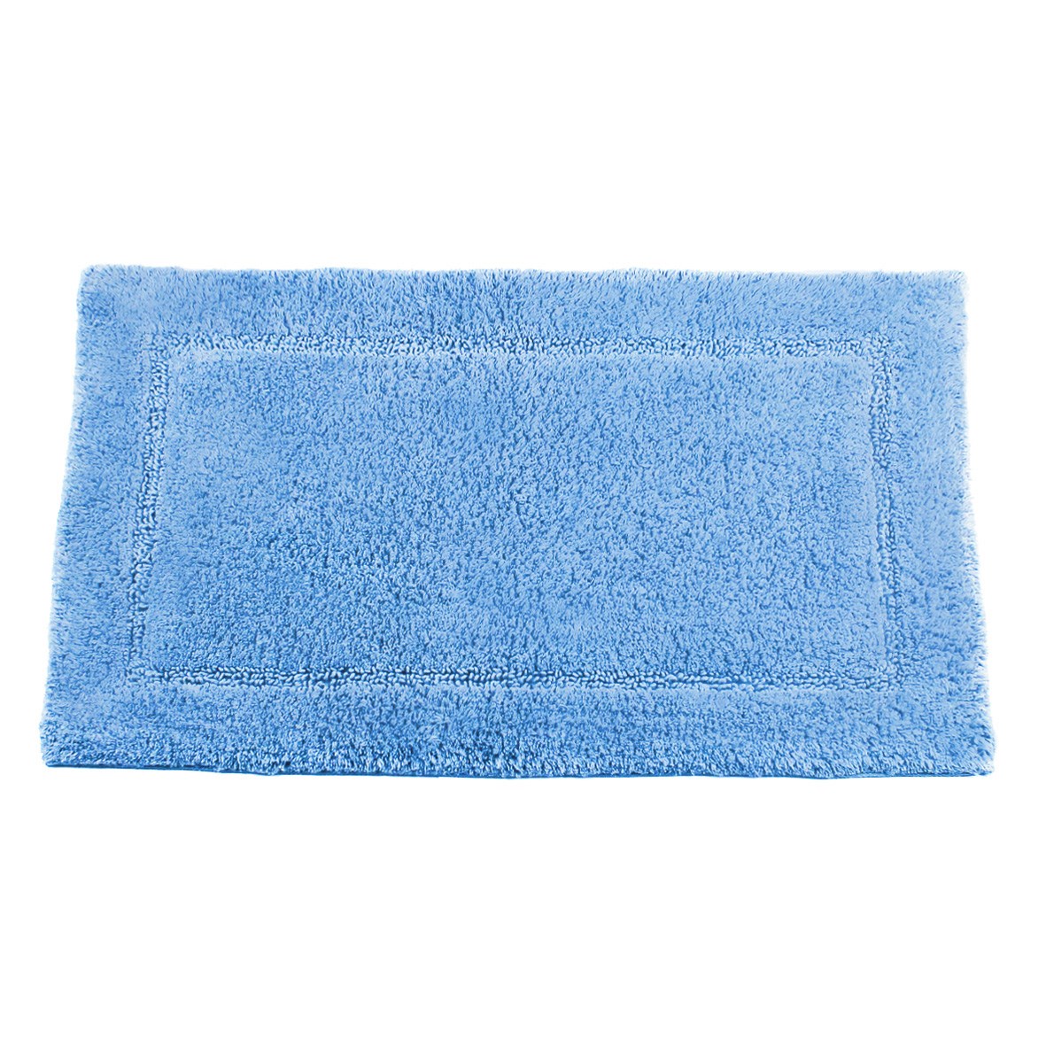 2 Piece Bath Mat Set Blue