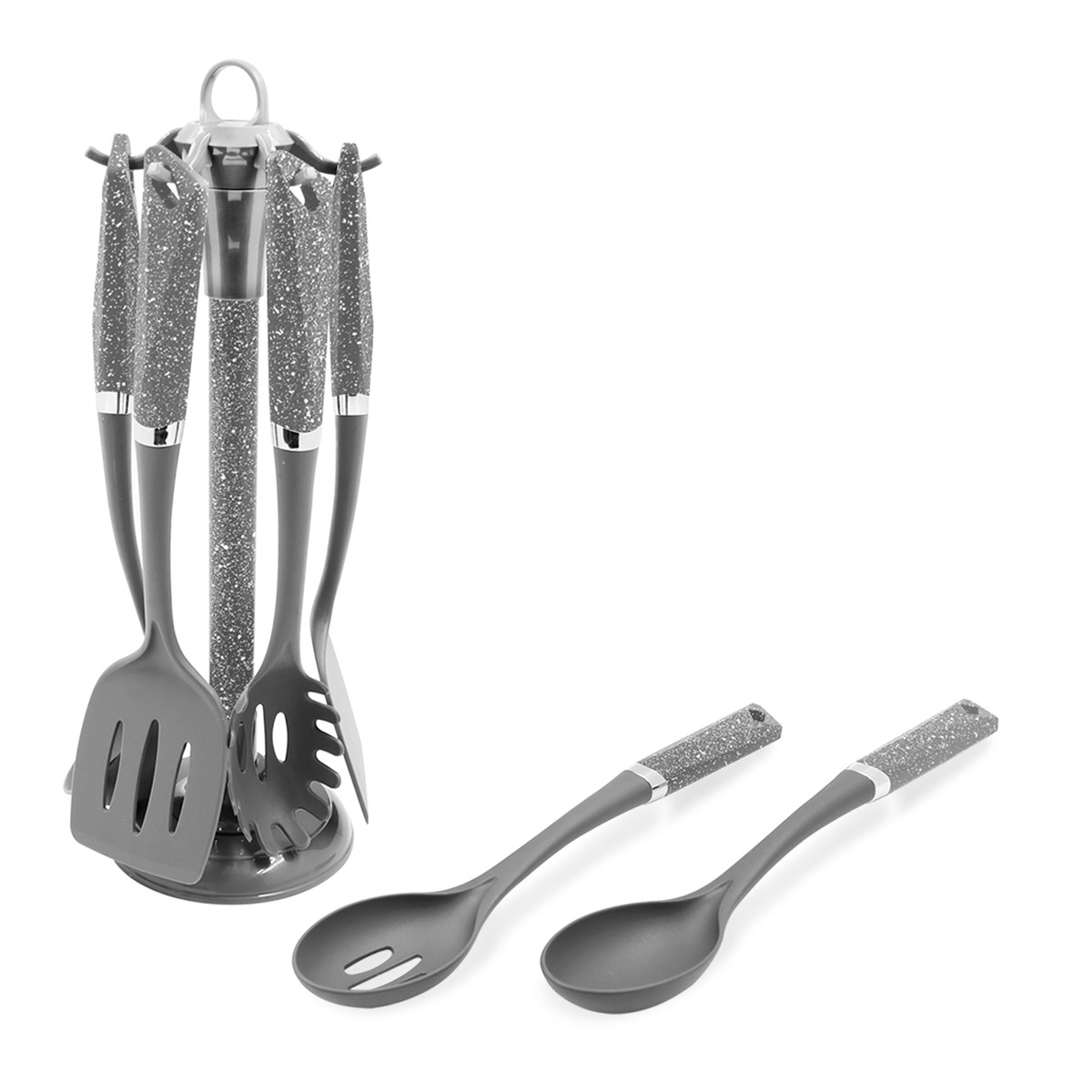 Blackmoor 6 piece Utensil Set Grey