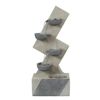 Polyresin Four Bowls Fountain Polyresin Four Bowls Fountain