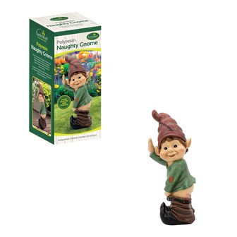 Caught with His Pants Down Garden Elf Statue Caught with His Pants Down Garden Elf Statue