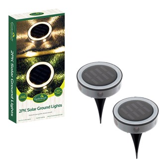2PK Solar Ground Deck Lights 2PK Solar Ground Deck Lights