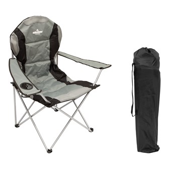 Deluxe Folding Leisure Chair With Cup Holder Deluxe Folding Leisure Chair With Cup Holder