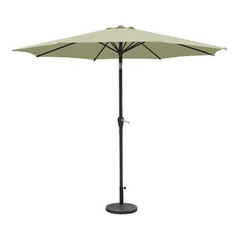 2.7M Parasol Crank & Tilt 6 Ribs Beige 2.7M Parasol Crank & Tilt 6 Ribs Beige