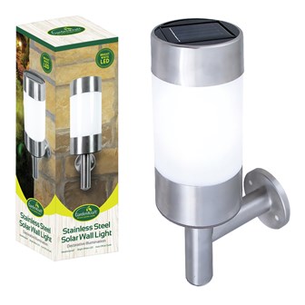 S/S LED Solar Wall Light S/S LED Solar Wall Light
