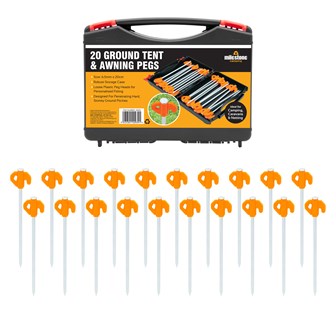 20 Ground Tent & Awning Pegs 20 Ground Tent & Awning Pegs