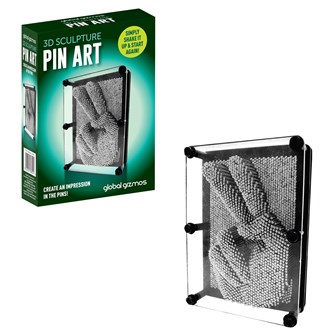 Pin Art Gadget - 8x6" Metal Pin Art Gadget - 8x6" Metal