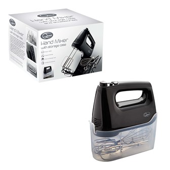 Hand Mixer With Storage Case Black Hand Mixer With Storage Case Black