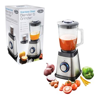 1.5L Stainless Steel Blender With Grinder 1000W 1.5L Stainless Steel Blender With Grinder 1000W