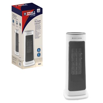 Spear & Jackson PTC Ceramic Fan Heater Spear & Jackson PTC Ceramic Fan Heater