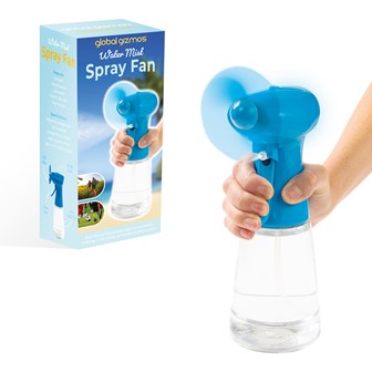 Handheld Water Mist Spray Fan - Blue Handheld Water Mist Spray Fan - Blue