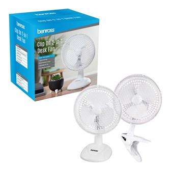 6" 2 in 1 Desk/Clip Fan 6" 2 in 1 Desk/Clip Fan