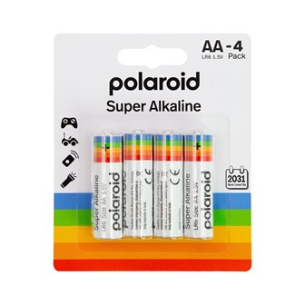 4PK AA Polaroid Alkaline Battery 4PK AA Polaroid Alkaline Battery