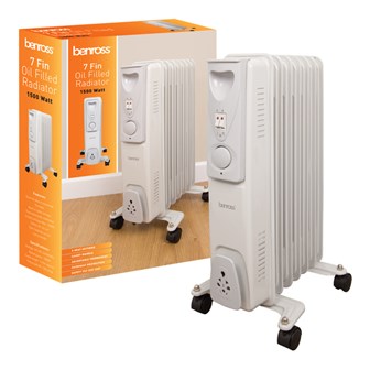 7 Fin Oil Filled Radiator - 1500w 7 Fin Oil Filled Radiator - 1500w