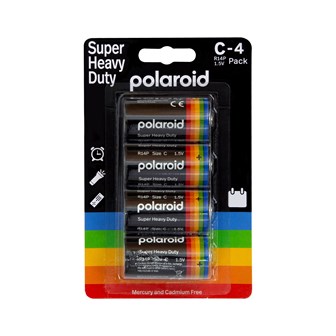 4pk C Size Polaroid Heavy Duty Battery 4pk C Size Polaroid Heavy Duty Battery