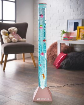 90cm Fish Water Bubble Lamp - Rose Gold -Brown Box 90cm Fish Water Bubble Lamp - Rose Gold -Brown Box