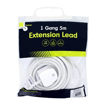 1 Way 5M Extension Lead - 13A 1 Way 5M Extension Lead - 13A