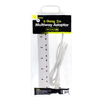 6 Way 2M Extension Lead - 13A 6 Way 2M Extension Lead - 13A