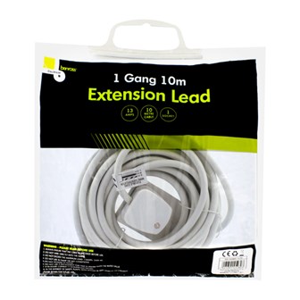 1 Way 10M Extension Lead - 13A 1 Way 10M Extension Lead - 13A