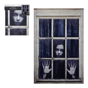 Halloween Horror Glass Window Backdrop Halloween Horror Glass Window Backdrop