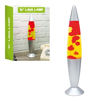 16" Lava Lamp-Yellow Liquid & Red Wax 16" Lava Lamp-Yellow Liquid & Red Wax